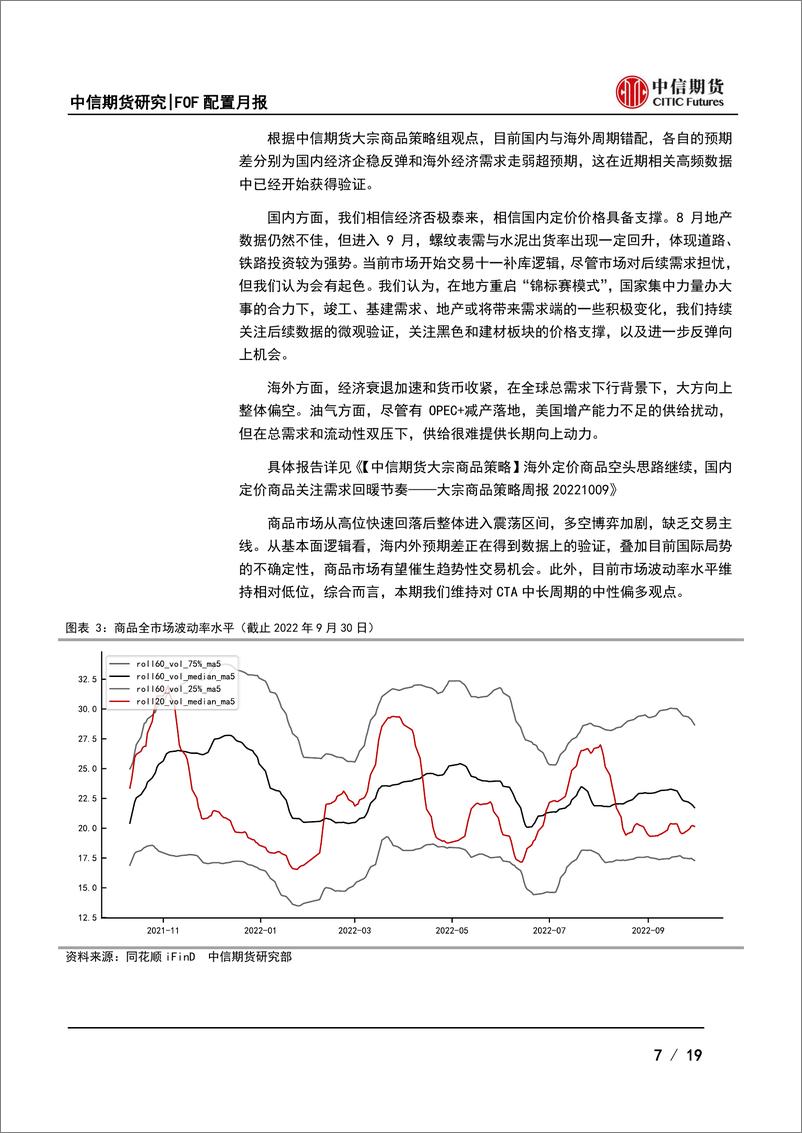 《十月FOF配置月报：等待底部反转契机-20221011-中信期货-19页》 - 第8页预览图