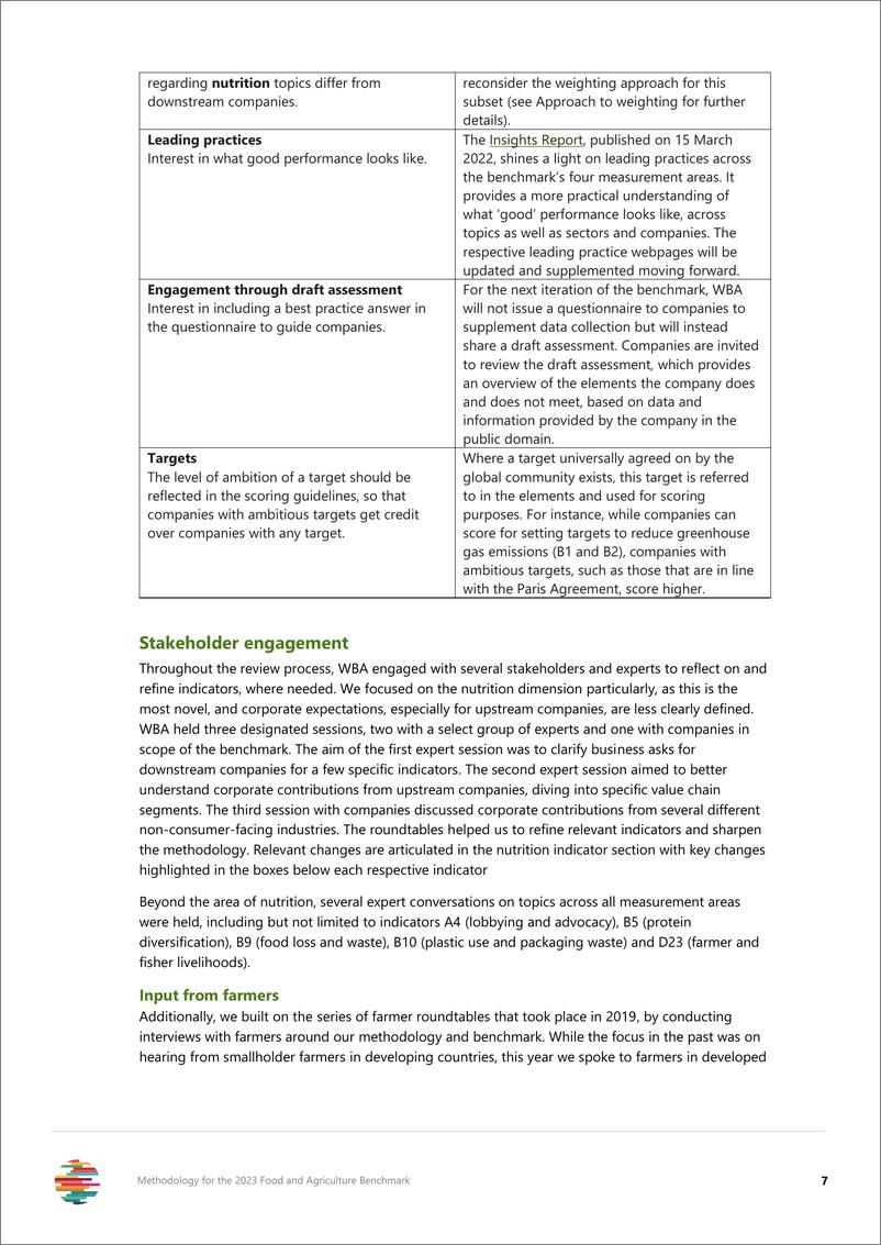 《2023年食品和农业基准的方法论报告_英文版_》 - 第7页预览图