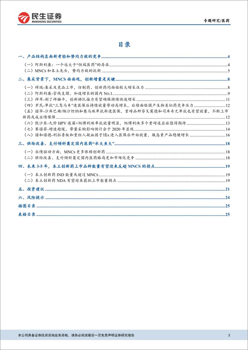 《仿创药行业专题报告（三）：水大鱼大，从MNCs看国内药企创新升级-20200327-民生证券-27页》 - 第4页预览图