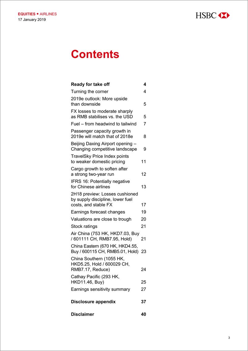 《汇丰银行-中国-航空业-中国航空业：准备起飞-2019.1.17-41页》 - 第4页预览图