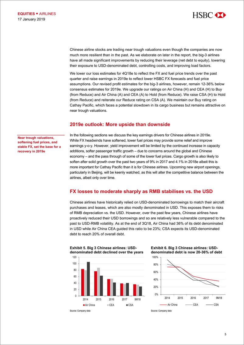 《汇丰银行-中国-航空业-中国航空业：准备起飞-2019.1.17-41页》 - 第6页预览图