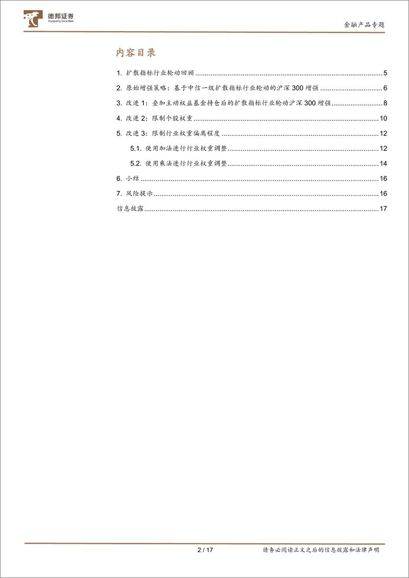 《金工基金投资策略系列研究之三：行业轮动下沪深300增强策略及改进-20230203-德邦证券-17页》 - 第3页预览图