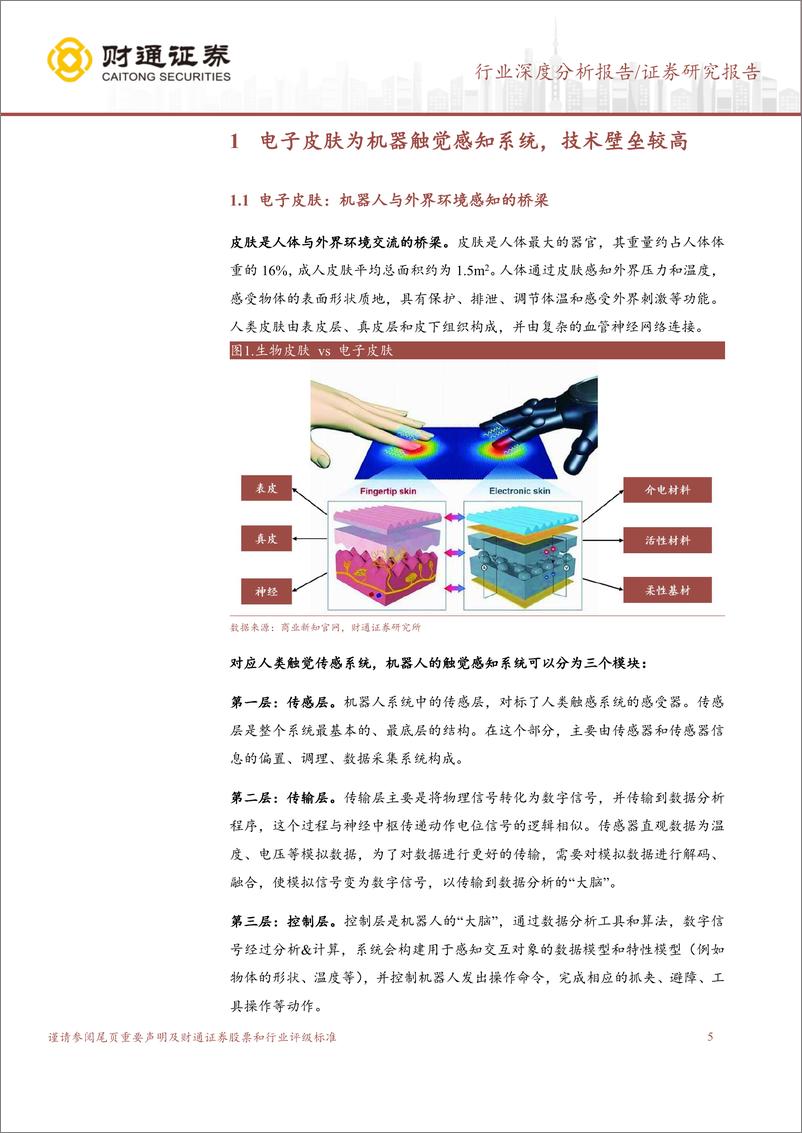 《电子皮肤行业深度研究报告：赋予机器人柔性触觉，提升精细化感知能力》 - 第5页预览图