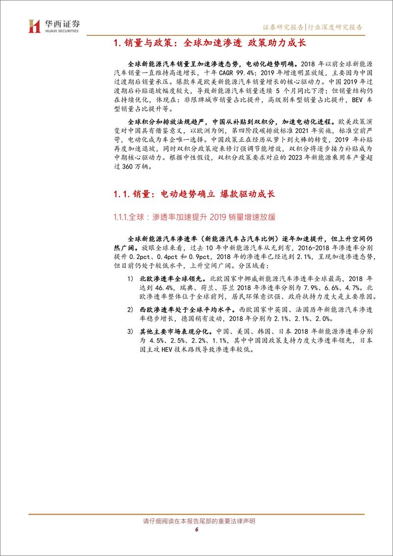 《新能源汽车行业2020年度投资报告：穿越风暴，寻找成长-20191220-华西证券-50页》 - 第7页预览图