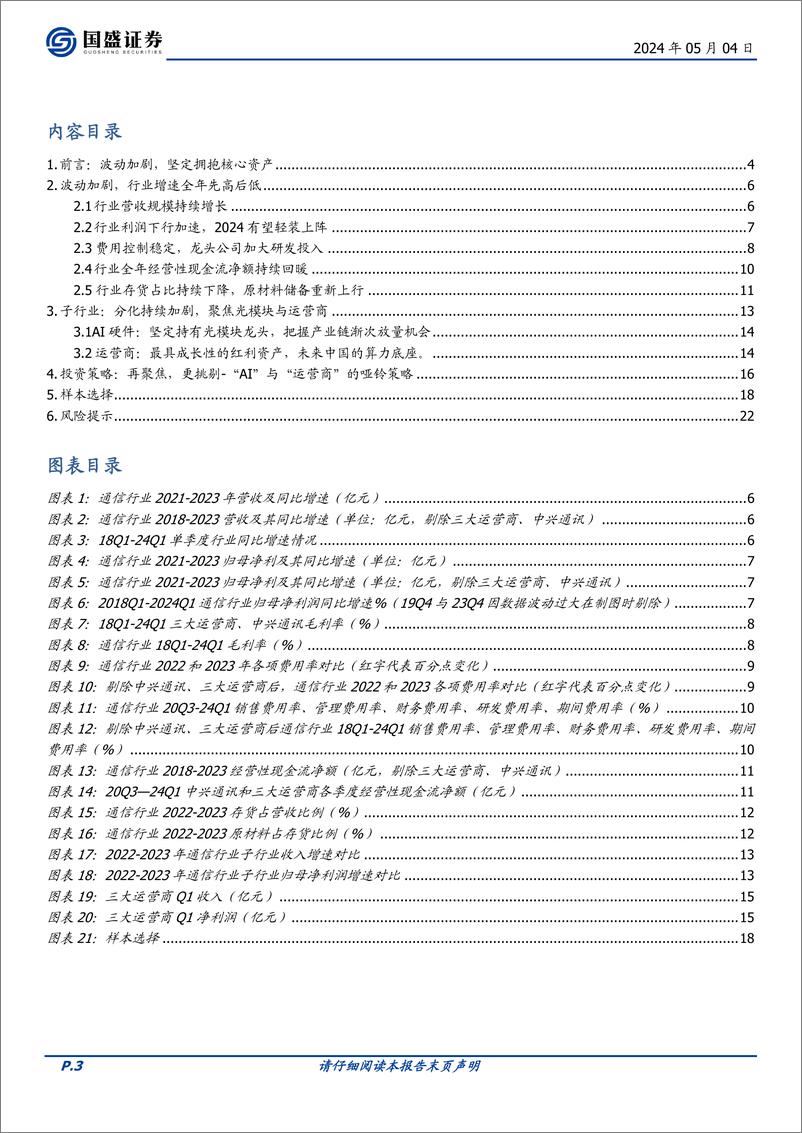 《通信2023年报综述：波动中的灯塔与礁石-聚焦AI算力与运营商》 - 第3页预览图