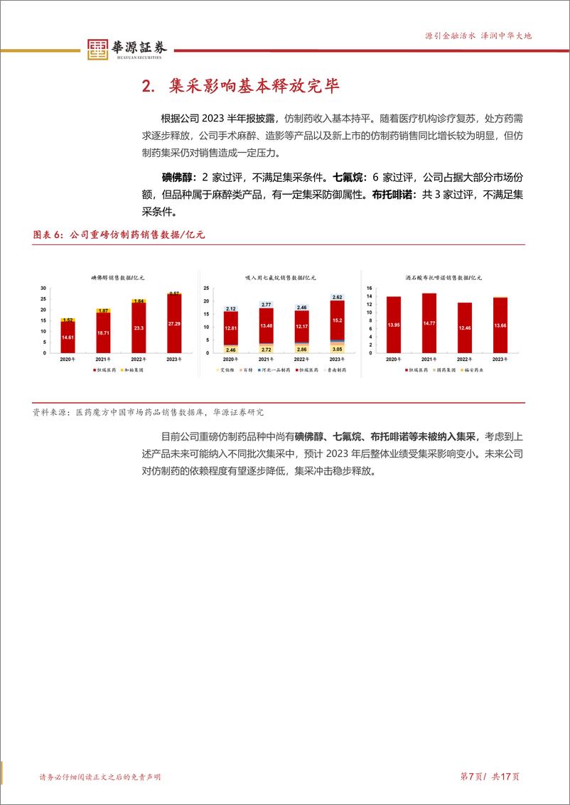 《华源证券-恒瑞医药-600276-迈入新一轮新药兑现期，国际化持续提速： 恒瑞医药》 - 第7页预览图