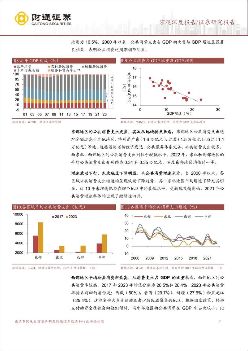 《中观看实体系列之二：公共消费增加，利好哪些行业？-240808-财通证券-13页》 - 第7页预览图