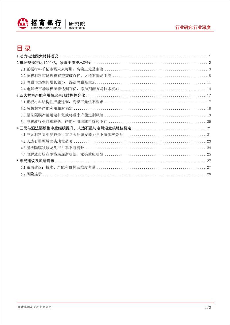 《新能源汽车行业之动力电池四大材料：技术、产能、份额三大主线挖掘优质标的-20190222-招商银行-34页》 - 第3页预览图