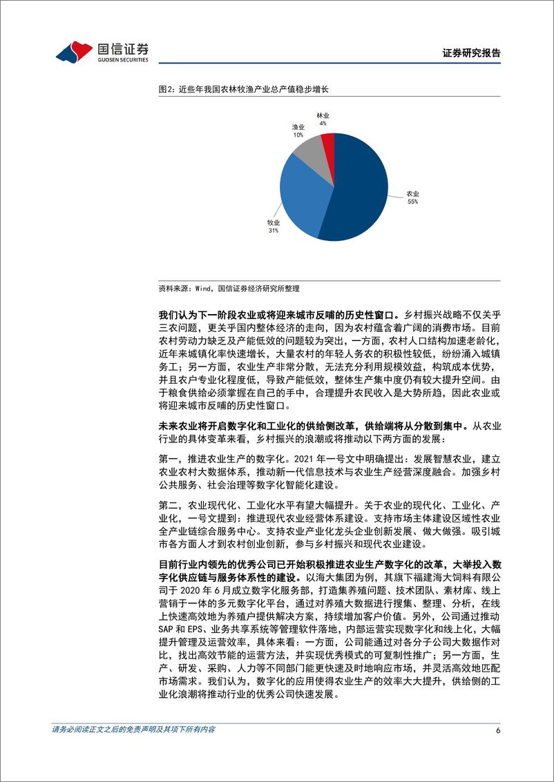 《农林牧渔行业专题：华夏中证农业主题ETF投资价值分析，养殖周期反转在即，种植景气持续回暖-20220522-国信证券-22页》 - 第7页预览图