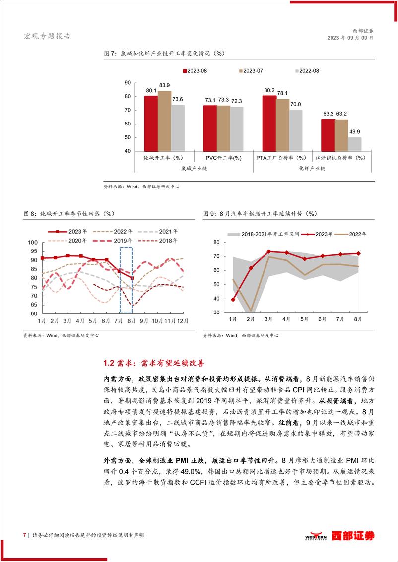 《中观景气月报（2023年8月）：经济基本面在积极修复-20230909-西部证券-18页》 - 第8页预览图