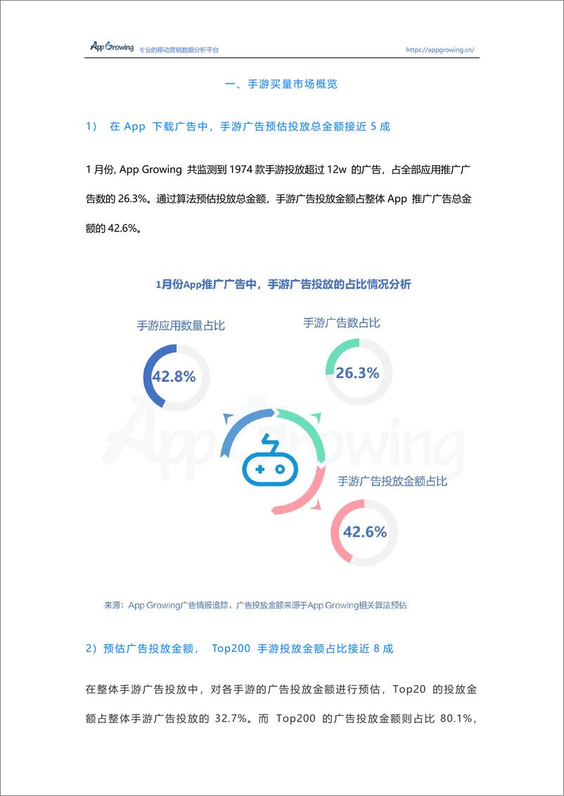 《AppGrowing-2019年1月份手游买量市场分析-2019.2-14页》 - 第3页预览图