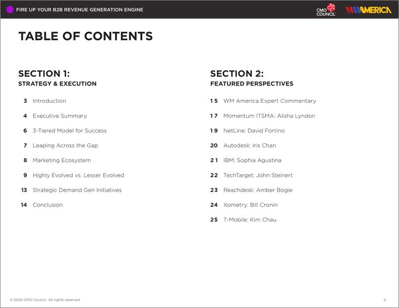 《2024年B2B营收增长引擎研究报告-CMO Council》 - 第2页预览图