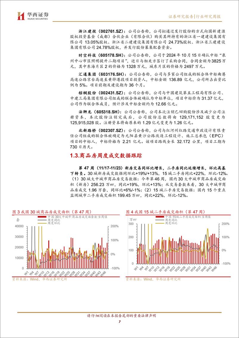 《建筑材料行业：市值管理指引落地，低估值建筑央国企显著受益-241124-华西证券-22页》 - 第7页预览图