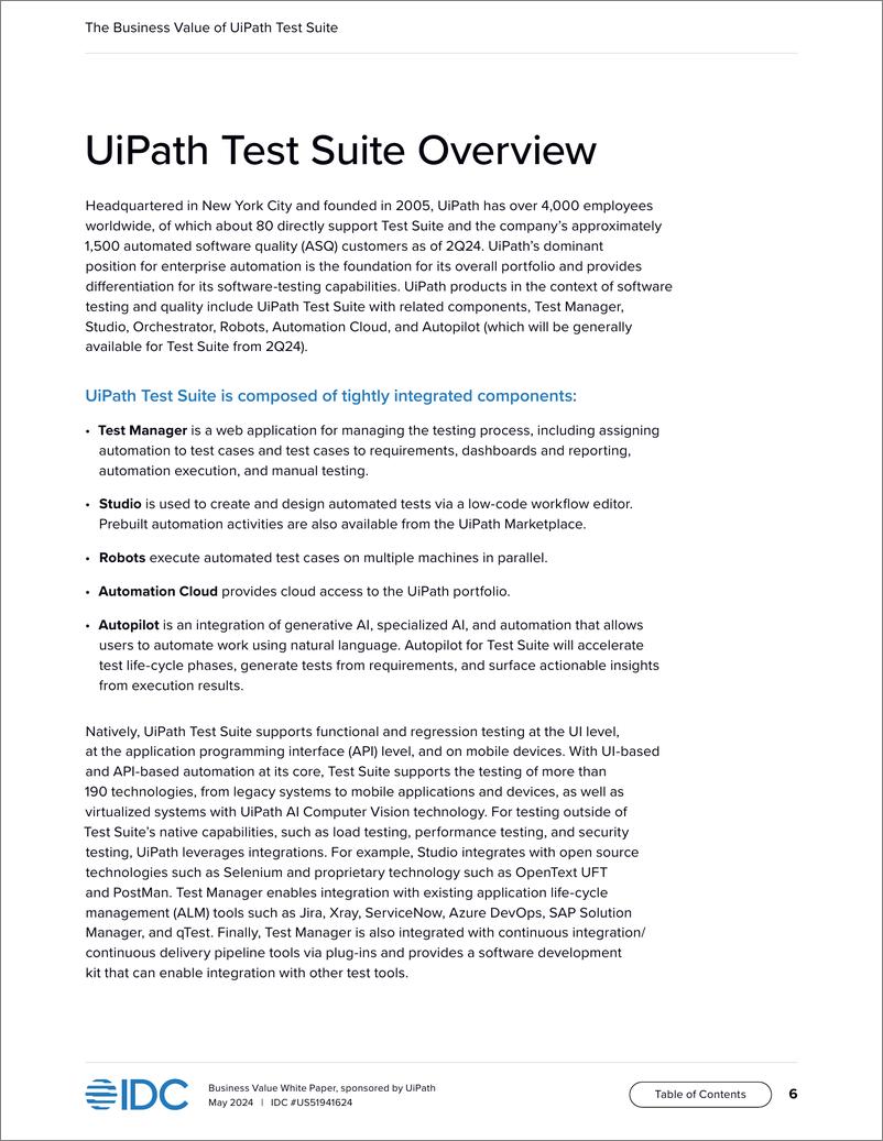 《UiPath_2024年UiPath测试套件的商业价值报告_英文版_》 - 第6页预览图