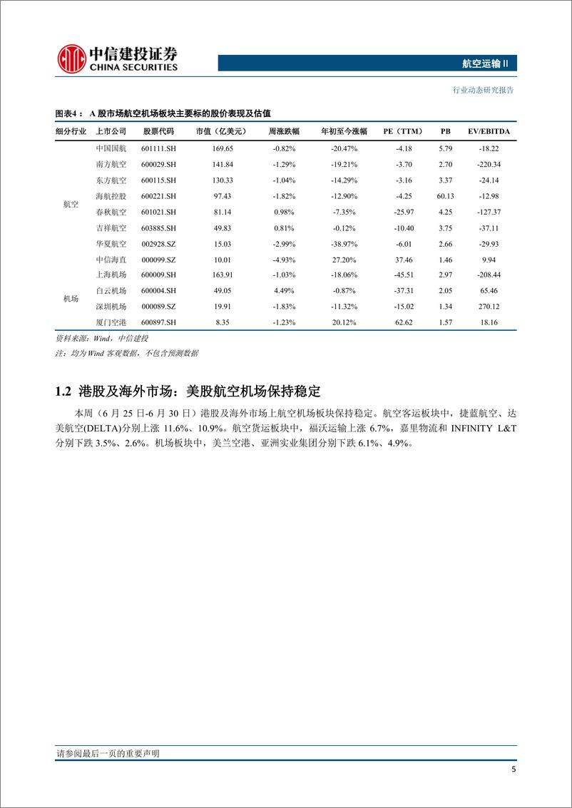 《航空运输行业：部分航司发布暑运前瞻，中国737MAX机队约90%已恢复运营-20230702-中信建投-25页》 - 第7页预览图