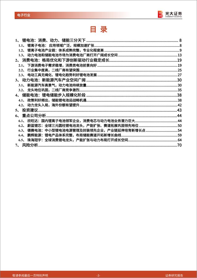 《锂电池行业深度报告：消费电池巨头的动力储能成长之路-20221027-光大证券-71页》 - 第4页预览图