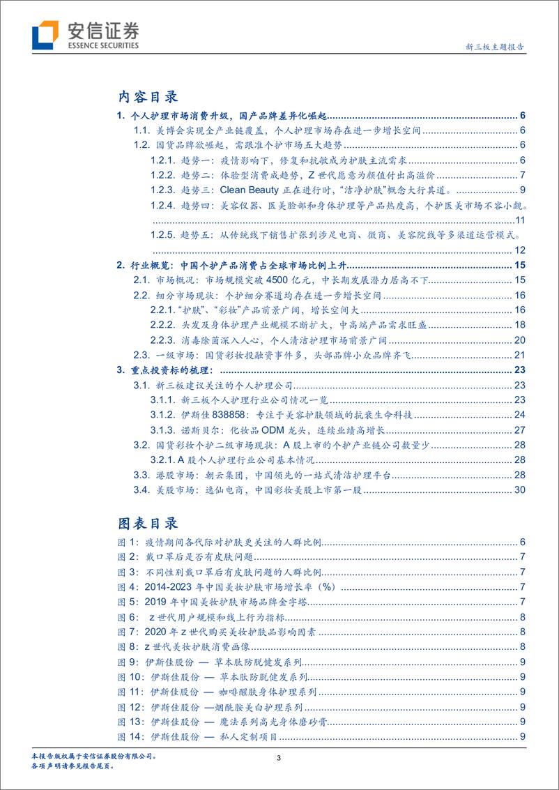 《美丽话题之国货：个人护理品牌崛起哪些新星？-20210418-安信证券-33页》 - 第4页预览图