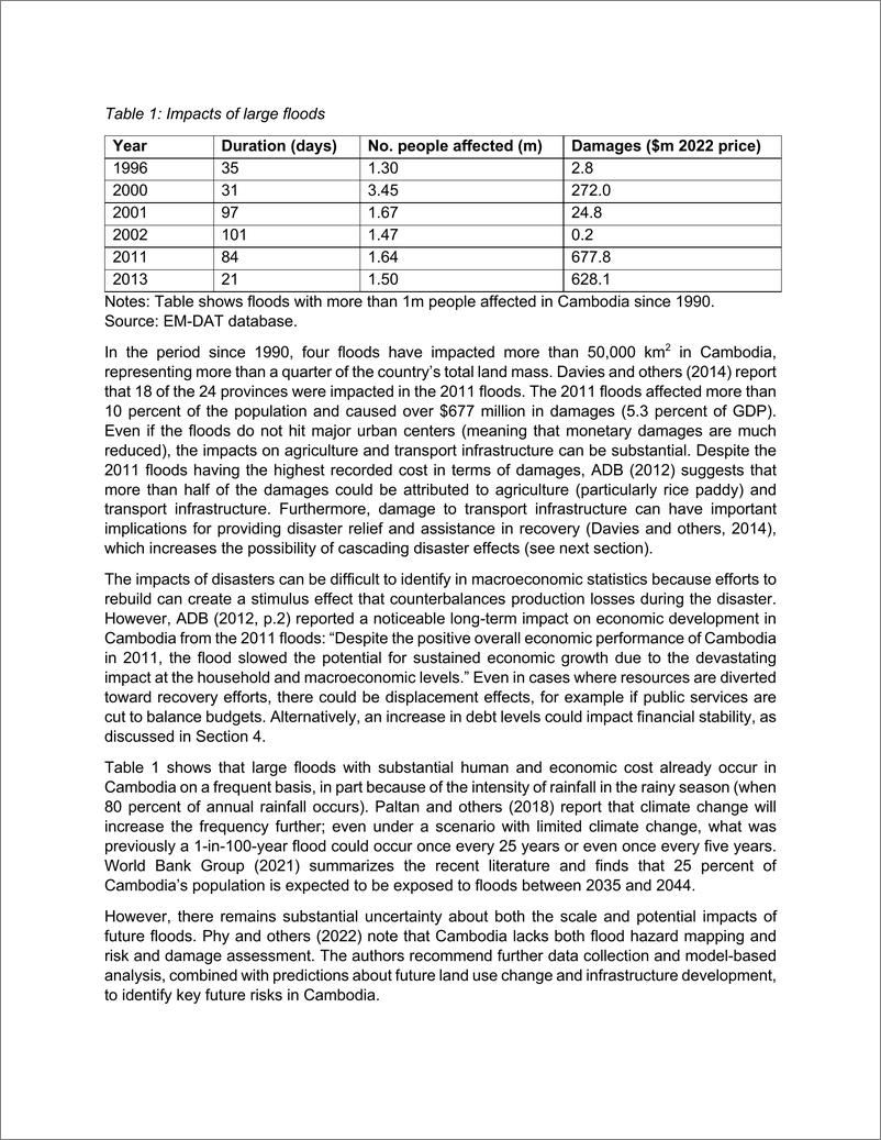 《世界银行-柬埔寨气候变化的潜在连锁反应（英）-2024.11-21页》 - 第7页预览图