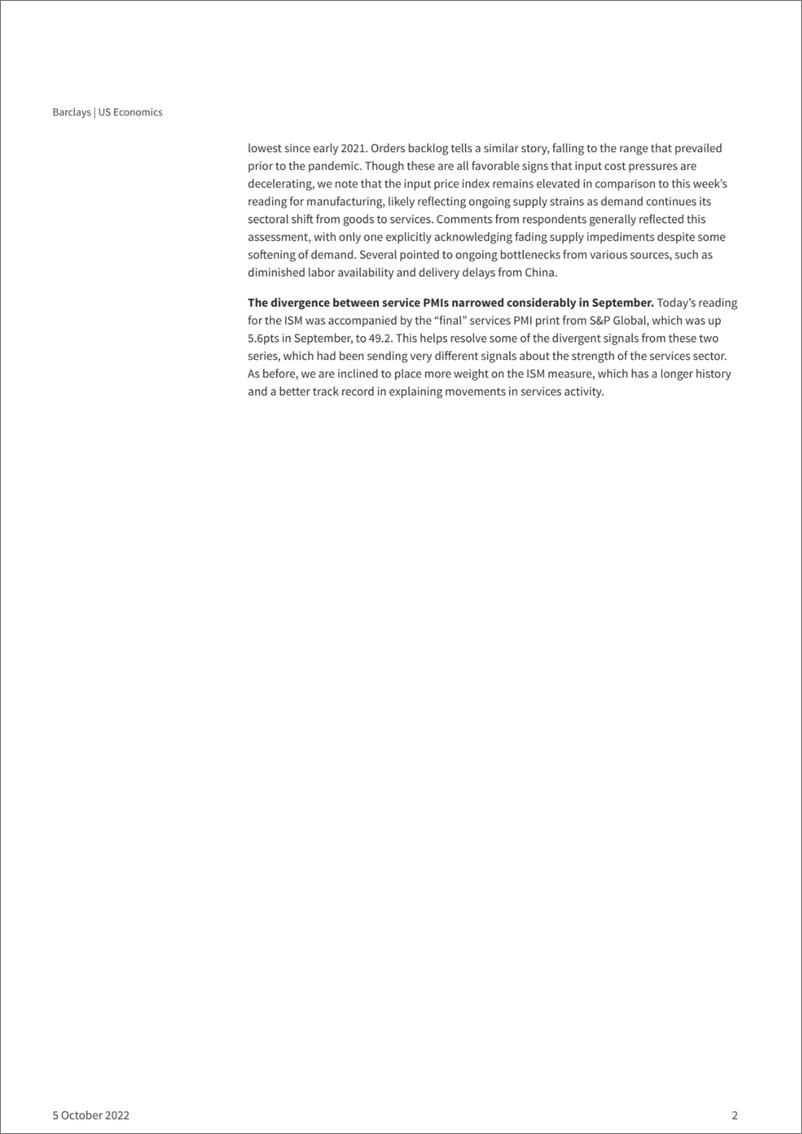 《US Economics-services ISM remains solid in September》 - 第3页预览图