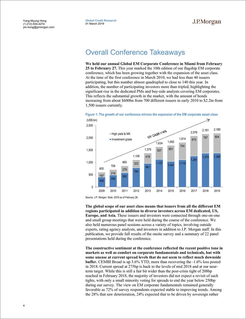 《J.P. 摩根-新兴市场-信贷策略-第十届新兴市场企业大会的主要收获-2019.3.1-40页》 - 第5页预览图