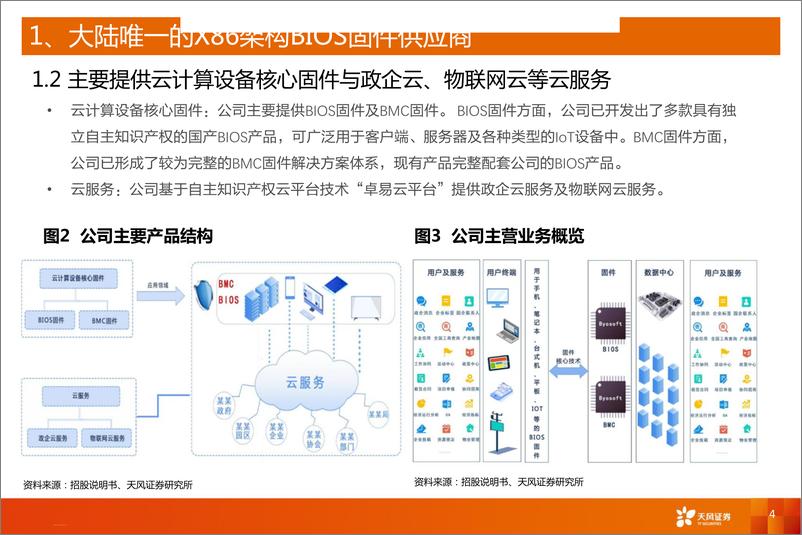 《计算机行业科创板系列十六：卓易科技，大陆唯一的X86架构BIOS固件供应商-20190415-天风证券-14页》 - 第5页预览图