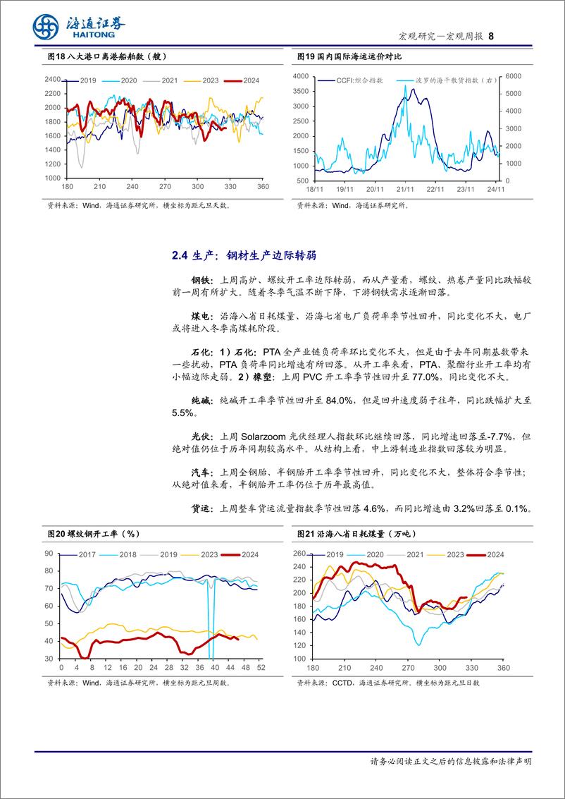 《国内高频指标跟踪(2024年第45期)：汽车消费：热度仍高-241124-海通证券-11页》 - 第8页预览图