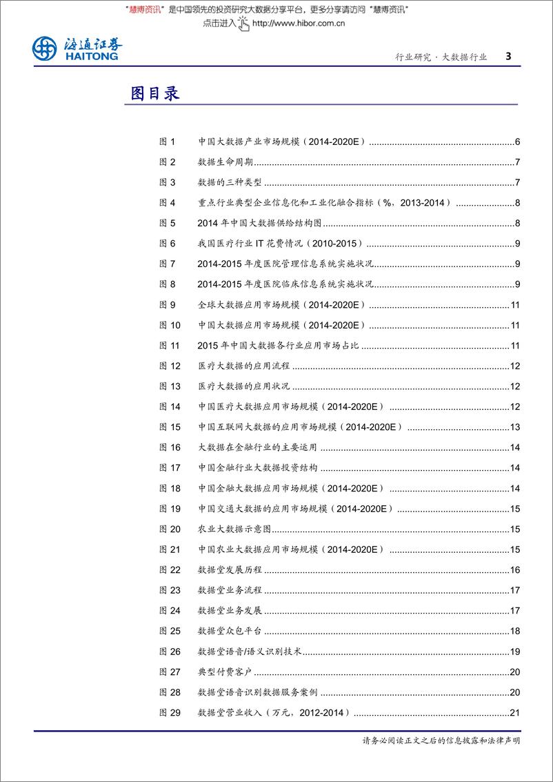 《20160323-海通证券-信息服务行业：大数据行业及新三板典型大数据公司分析》 - 第3页预览图