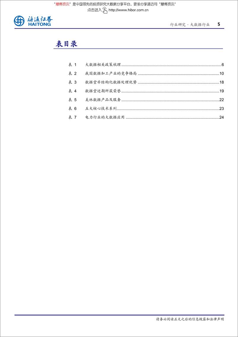 《20160323-海通证券-信息服务行业：大数据行业及新三板典型大数据公司分析》 - 第5页预览图