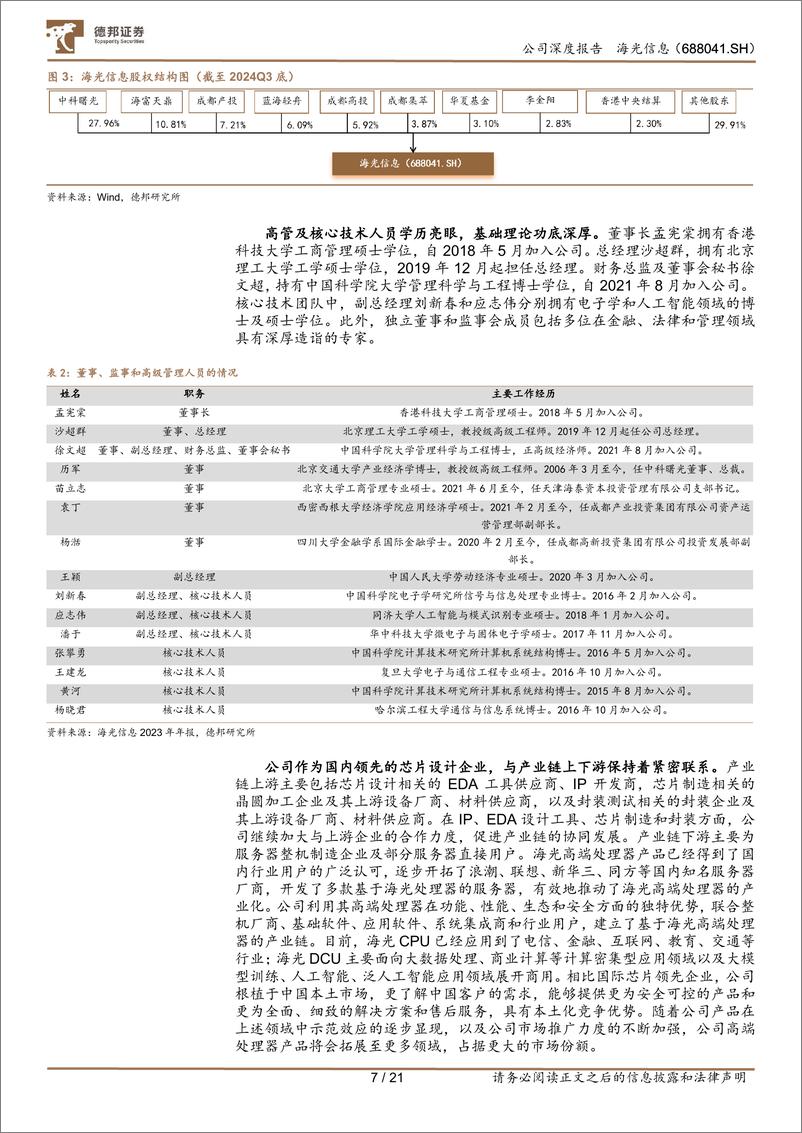 《海光信息(688041)CPU／DCU发力互联网客户，开启千亿商用市场空间-241204-德邦证券-21页》 - 第7页预览图