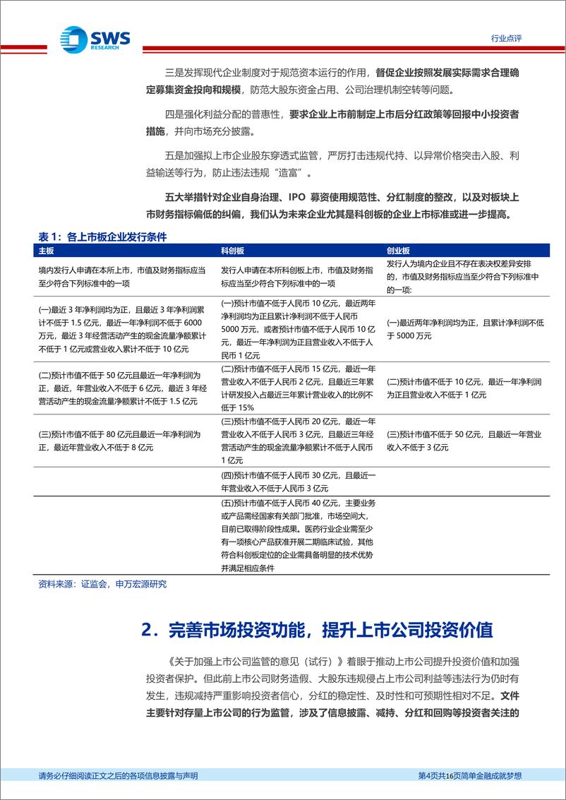 《非银金融行业证监会连发4政策点评：四箭齐发！监管修正资本市场问题，关注后续投资端改革方案出台-240317-申万宏源-16页》 - 第4页预览图