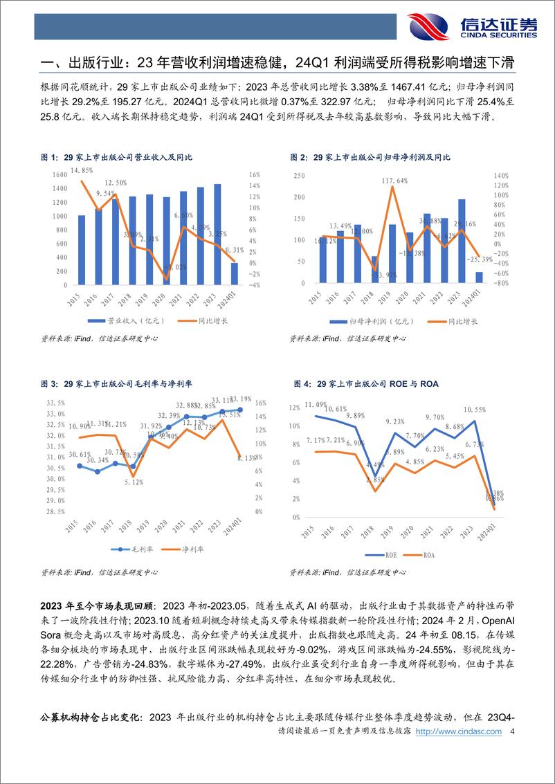 《出版行业专题报告：行稳健之舟，亮红利之光-240819-信达证券-11页》 - 第4页预览图