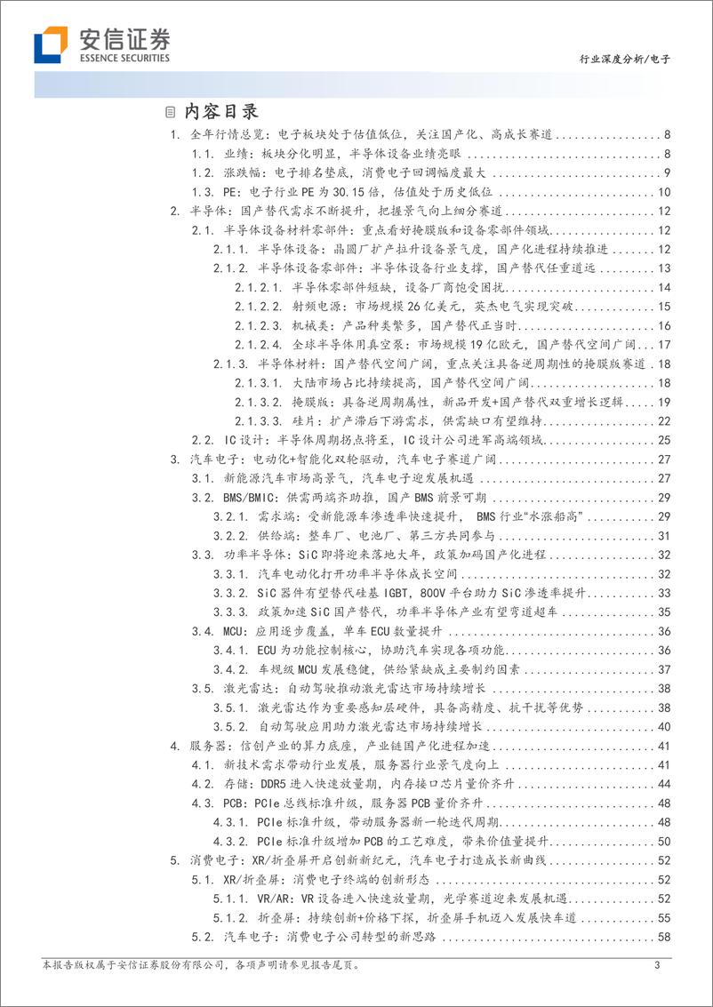 《电子行业深度分析：国产替代方兴未艾，消费复苏拐点可期-20221212-安信证券-69页》 - 第4页预览图