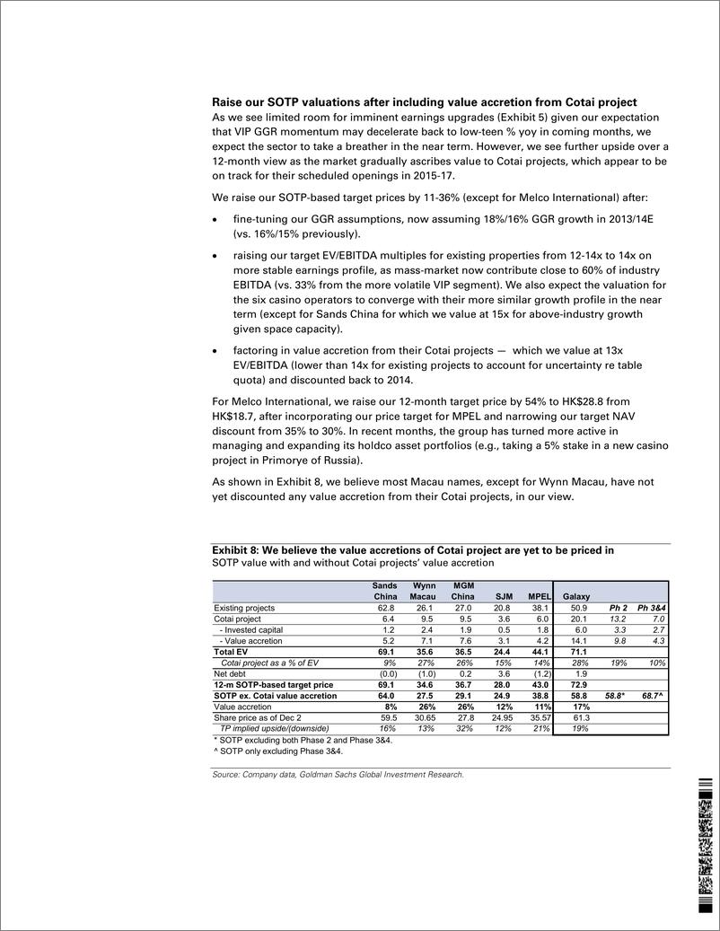 《高盛-Macau： Gaming：2014 outlook： Identify near：medium-term drivers; Buy MGM China》 - 第7页预览图