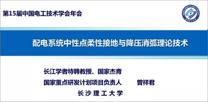 《2024配电系统中性点柔性接地与降压消弧理论技术报告-长沙理工大学》 - 第1页预览图