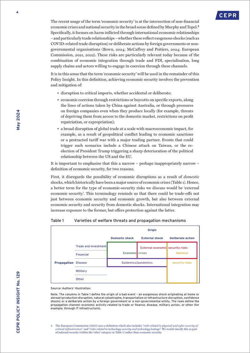 《CEPR-政策洞察129：如何降低风险：相互依存世界中的欧洲经济安全（英）-2024.5-16页》 - 第4页预览图