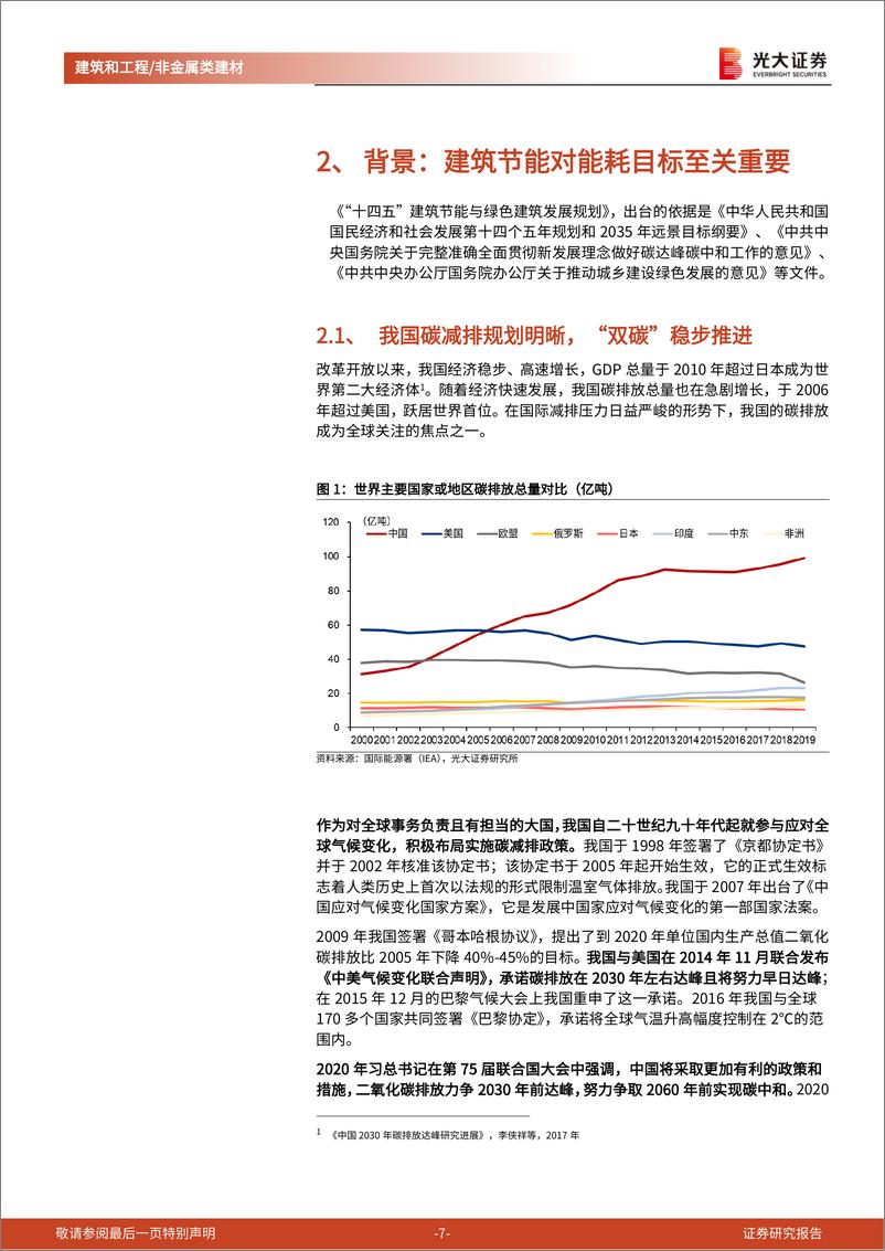 《非金属建材行业与建筑工程行业绿建专题研究之三：绿色建筑建材，建筑节能减碳背景下的新“蓝海”-20220326-光大证券-42页》 - 第8页预览图