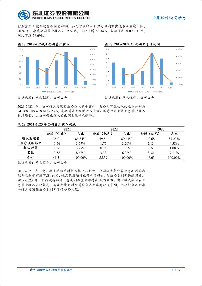 《中集环科(301559)产品优势显著，行业地位领先，公司长期增长动力犹存-240719-东北证券-12页》 - 第4页预览图