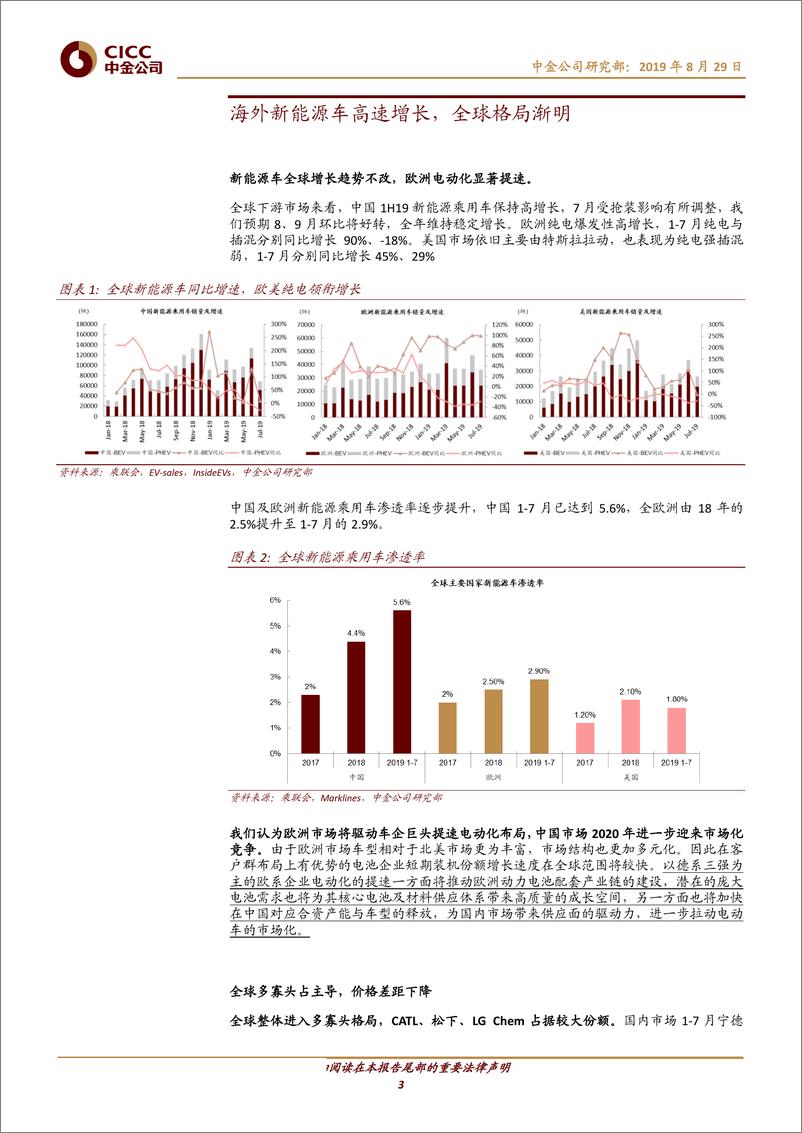 《电力电气设备行业1H19全球动力电池企业回顾：盈利与扩张分化，海外市场增长提速-20190829-中金公司-14页》 - 第4页预览图