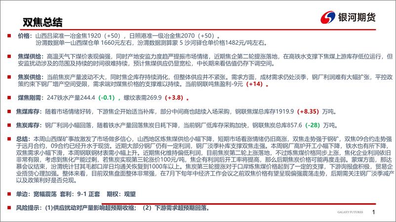 《供应扰动驱，价格宽幅震荡-20230724-银河期货-32页》 - 第3页预览图