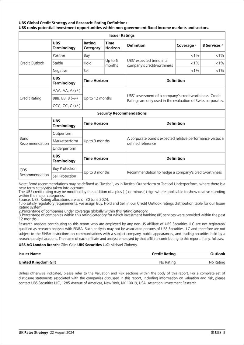 《UBS Fixed Income-UK Rates Strategy _UK inflation-linked not a dip to buy_ Ga...-109975093》 - 第8页预览图