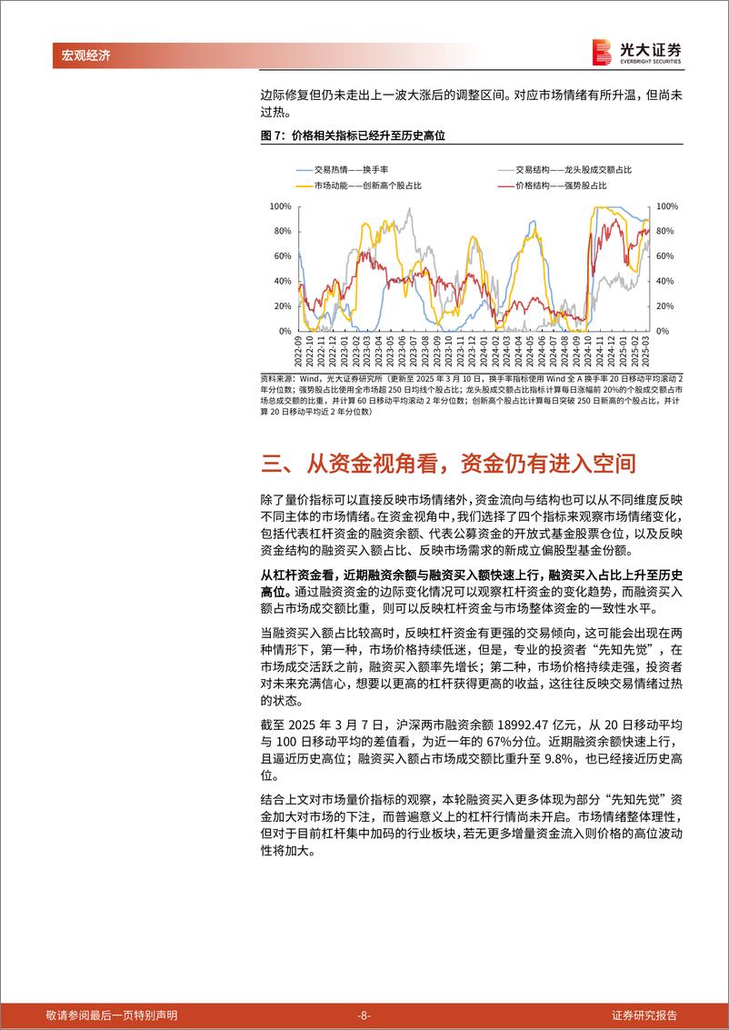 《光大投资时钟》第二十三篇：三个维度观察当前市场情绪-光大证券-250312-13页 - 第8页预览图