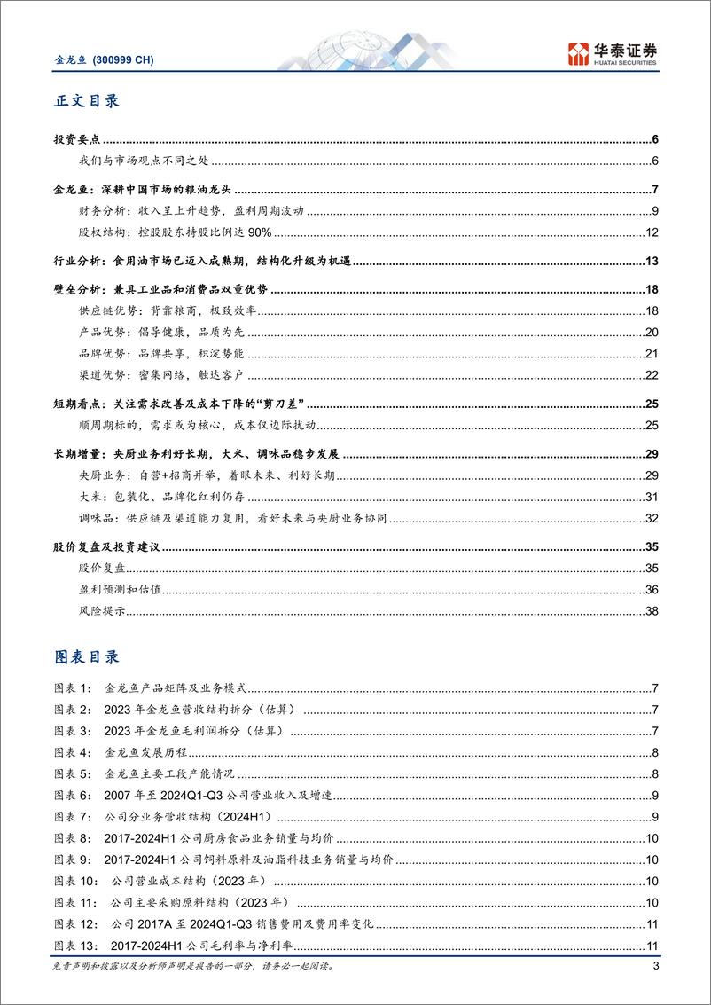 《金龙鱼(300999)粮油版图扩张，盈利有望修复-241231-华泰证券-41页》 - 第3页预览图