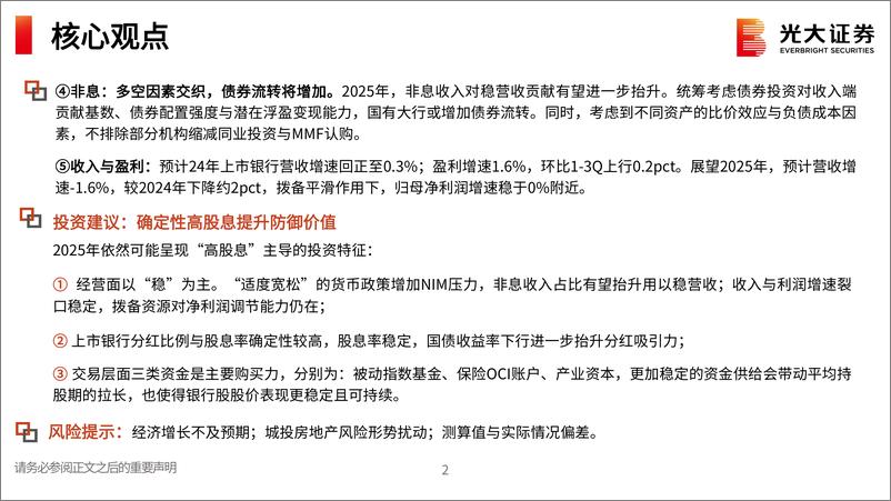 《银行业2025年投资策略：稳定不稳定的净息差-250108-光大证券-61页》 - 第3页预览图