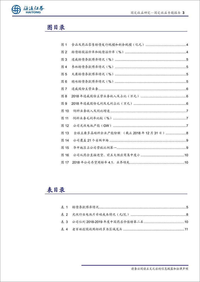 《食品及药品零售行业转债分析：龙头公司，博弈强赎-20190805-海通证券-15页》 - 第4页预览图