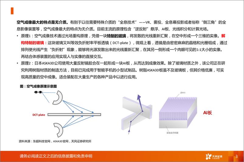 《非金属新材料行业前沿新材料1：空气成像，科幻照进现实-240320-天风证券-11页》 - 第3页预览图