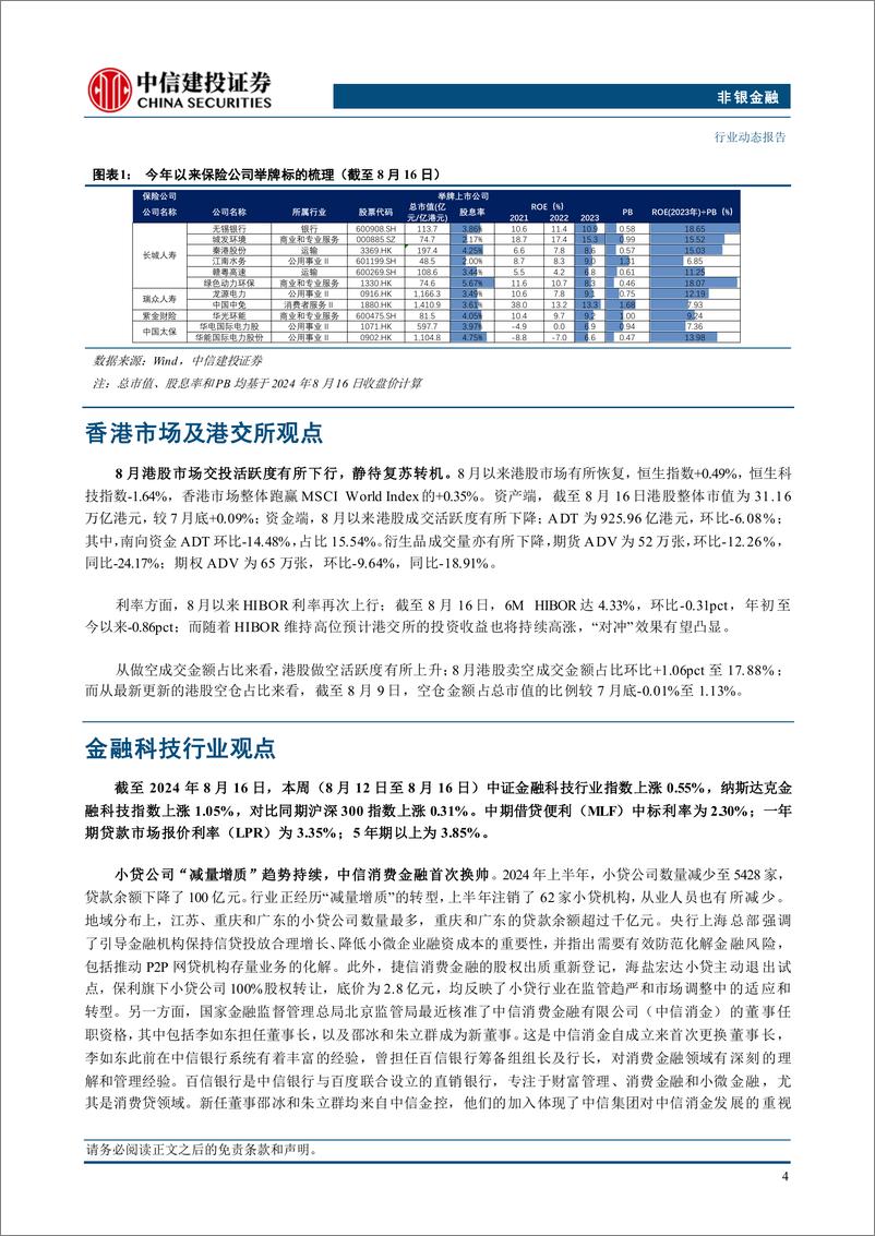 《非银金融行业：7月人身险保费同比较快增长，预计储蓄险需求持续旺盛-240822-中信建投-24页》 - 第6页预览图