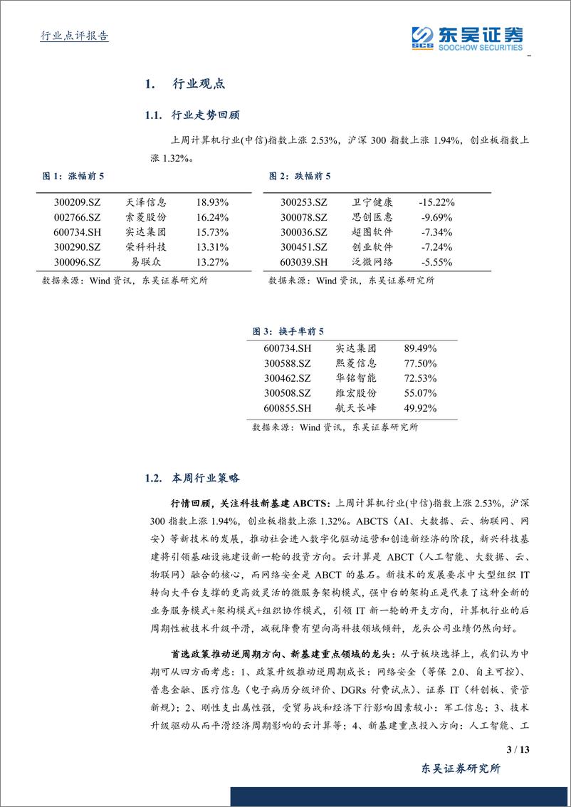 《计算机应用行业：科技新基建带动ABCTS，网安政策持续落地-20190113-东吴证券-13页》 - 第4页预览图