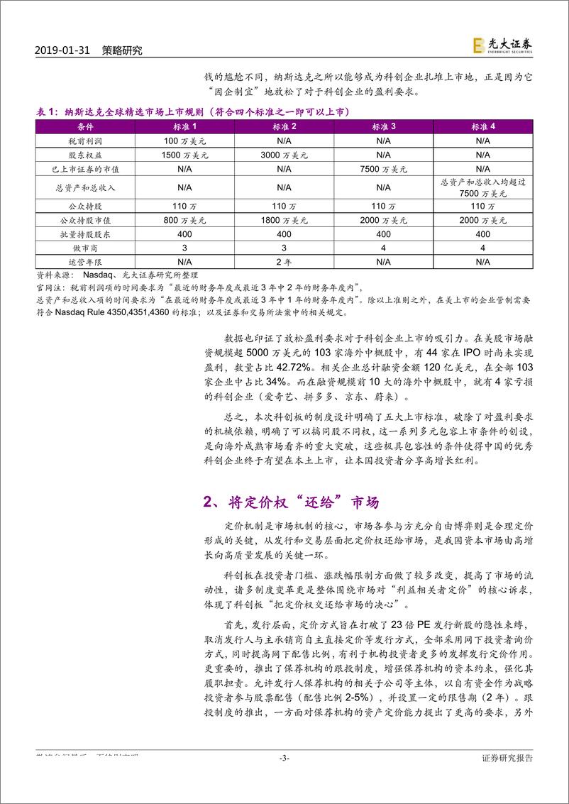 《“科创板+注册制”相关制度规定点评：以制度创新，铸造十年新经济-20190131-光大证券-13页》 - 第4页预览图