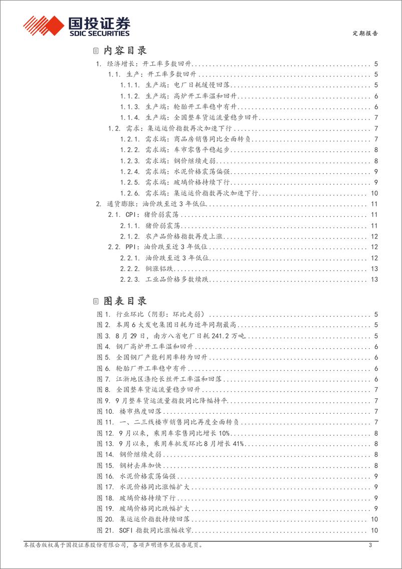 《高频数据跟踪(2024年9月第1周)：开工率多数回升-240911-国投证券-15页》 - 第3页预览图