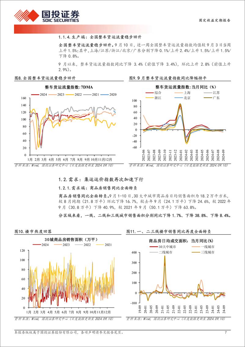 《高频数据跟踪(2024年9月第1周)：开工率多数回升-240911-国投证券-15页》 - 第7页预览图